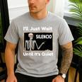 I'Ll Just Wait Until It's Quiet Spanish Teacher Halloween Men Women Kids Men's Casual T-Shirt Sport Grey I'Ll Just Wait Until It's Quiet Spanish Teacher Halloween Men Women Kids Men's Casual T-Shirt Sport Grey