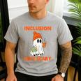 Inclusion Isn't Scary Shirt Halloween SLP Sped Teacher Men's Casual T-Shirt Sport Grey Inclusion Isn't Scary Shirt Halloween SLP Sped Teacher Men's Casual T-Shirt Sport Grey