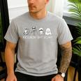 Inclusion Isn't Scary Slp Halloween Sped Teacher Ghost Mummy Men's Casual T-Shirt Sport Grey