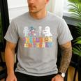 Inclusion Isn't Scary SLP Halloween Sped Teacher Men's Casual T-Shirt Sport Grey