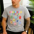 Inclusion Is My Jam SPED Teacher Special Education Life Men's Casual T-Shirt Sport Grey