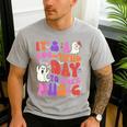 It's a Bootiful Day To Make Music Halloween Music Teacher Men's Casual T-Shirt Sport Grey