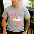 Kinder Boo Crew Kindergarten Teacher Student Halloween Men's Casual T-Shirt Sport Grey