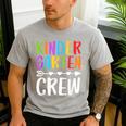 Kindergarten Crew Shirt Kinder Crew Teacher Boy Girl Men's Casual T-Shirt Sport Grey