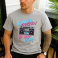 Kindergarten Is My Jam Vintage 80s Boombox Teacher Student Men's Casual T-Shirt Sport Grey Kindergarten Is My Jam Vintage 80s Boombox Teacher Student Men's Casual T-Shirt Sport Grey
