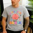 Kiss Your Brain Sped Teacher Appreciation Back To School Kid Men's Casual T-Shirt Sport Grey