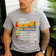 Can I Lick It Periodic Table Chemistry Teachers Men's Casual T-Shirt Sport Grey