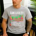 Can I Lick It Periodic Table Science Teacher Boy And Girls Men's Casual T-Shirt Sport Grey