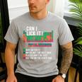 Can I Lick It Periodic Table Science Teacher Chemistry Men's Casual T-Shirt Sport Grey Can I Lick It Periodic Table Science Teacher Chemistry Men's Casual T-Shirt Sport Grey