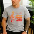 Life Is Better With Music Theory Musician Teacher Notes Clef Men's Casual T-Shirt Sport Grey Life Is Better With Music Theory Musician Teacher Notes Clef Men's Casual T-Shirt Sport Grey