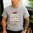 Literacy Coach Reading Specialist Facilitator Lead Teacher Men's Casual T-Shirt Sport Grey Literacy Coach Reading Specialist Facilitator Lead Teacher Men's Casual T-Shirt Sport Grey
