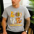 LOVE 3rd Grade Pumpkin Teacher Student Halloween Costume Men's Casual T-Shirt Sport Grey LOVE 3rd Grade Pumpkin Teacher Student Halloween Costume Men's Casual T-Shirt Sport Grey