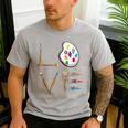 Love Art For Artist Art Teacher Men's Casual T-Shirt Sport Grey Love Art For Artist Art Teacher Men's Casual T-Shirt Sport Grey