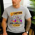 Mad Scientist Halloween Costume Science Teacher Men's Casual T-Shirt Sport Grey Mad Scientist Halloween Costume Science Teacher Men's Casual T-Shirt Sport Grey