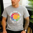 Make Your Mark For a International Dot Day Teacher Dot Lover Men's Casual T-Shirt Sport Grey Make Your Mark For a International Dot Day Teacher Dot Lover Men's Casual T-Shirt Sport Grey