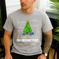 Math Geometry Christmas Tree Geometree Teacher Men's Casual T-Shirt Sport Grey Math Geometry Christmas Tree Geometree Teacher Men's Casual T-Shirt Sport Grey
