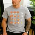 Math Number Thanksgiving Count Answer Pie Turkey Teacher Men's Casual T-Shirt Sport Grey Math Number Thanksgiving Count Answer Pie Turkey Teacher Men's Casual T-Shirt Sport Grey