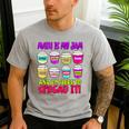 Math Teacher My Jam Here To Spread Mathematics Humor Men's Casual T-Shirt Sport Grey