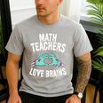 Math Teachers Love Brains Halloween Zombie Men Women T-Shirt Men's Casual T-Shirt Sport Grey Math Teachers Love Brains Halloween Zombie Men Women T-Shirt Men's Casual T-Shirt Sport Grey