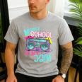 Middle School Is My Jam Cute Teacher Shirt 80's 90's Styl Men's Casual T-Shirt Sport Grey