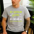 Middle School Teacher Halloween Costume Shirt Lazy Men's Casual T-Shirt Sport Grey