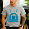 Mouse Halloween Costume Book Cookie Teacher Student Men's Casual T-Shirt Sport Grey