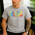 Music Teacher Tie Dye Appreciation Day Hello Back To School Men Women Men's Casual T-Shirt Sport Grey Music Teacher Tie Dye Appreciation Day Hello Back To School Men Women Men's Casual T-Shirt Sport Grey