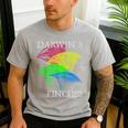 Nerdy Darwin's Finches Evolution Science Biology Teacher Men's Casual T-Shirt Sport Grey Nerdy Darwin's Finches Evolution Science Biology Teacher Men's Casual T-Shirt Sport Grey