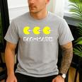 Nerdy Pac-Math Nom Retro Game Precalculus Math Teacher Men's Casual T-Shirt Sport Grey Nerdy Pac-Math Nom Retro Game Precalculus Math Teacher Men's Casual T-Shirt Sport Grey