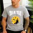 Nerdy Trig Or Treat Halloween Costume Math Teacher Men's Casual T-Shirt Sport Grey