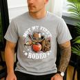 Not My First Rodeo Back To School Teacher Men's Casual T-Shirt Sport Grey