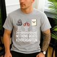 Nothing Beats Kindergarten Back To School Kids Teacher Men's Casual T-Shirt Sport Grey