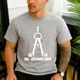 Oh Geometree Math Teacher Geometry Christmas Tree For Men Women Kids Men's Casual T-Shirt Sport Grey