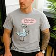 Oh Hello First Graders Cute Pigeon 1st Grade Teacher Men's Casual T-Shirt Sport Grey Oh Hello First Graders Cute Pigeon 1st Grade Teacher Men's Casual T-Shirt Sport Grey