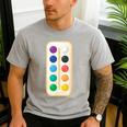 Paint Palette ArtSet Halloween Costume For Teachers Students For Men Women Kids Men's Casual T-Shirt Sport Grey