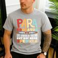 Paraeducator Paraprofessional SPED Teacher Men's Casual T-Shirt Sport Grey