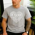 PE Physical Education Teacher PEAppreciation Coach Men's Casual T-Shirt Sport Grey PE Physical Education Teacher PEAppreciation Coach Men's Casual T-Shirt Sport Grey