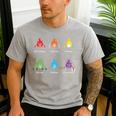 Periodic Elements Chemistry Lovers Science Teacher Men's Casual T-Shirt Sport Grey
