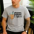 Phonemes Graphemes And Caffeine Coffee Teacher Appreciation Men's Casual T-Shirt Sport Grey Phonemes Graphemes And Caffeine Coffee Teacher Appreciation Men's Casual T-Shirt Sport Grey