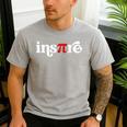 Pi Day Inspire 314 Symbol Math Teacher Science Mathematics Men's Casual T-Shirt Sport Grey Pi Day Inspire 314 Symbol Math Teacher Science Mathematics Men's Casual T-Shirt Sport Grey