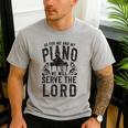 Piano Teacher Pianist Men's Casual T-Shirt Sport Grey