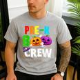Pre K Boo Crew Halloween Costume Teachers Kids Men's Casual T-Shirt Sport Grey Pre K Boo Crew Halloween Costume Teachers Kids Men's Casual T-Shirt Sport Grey