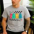 Pre-K Paraprofessional Teacher Back To School Vibes Men's Casual T-Shirt Sport Grey Pre-K Paraprofessional Teacher Back To School Vibes Men's Casual T-Shirt Sport Grey