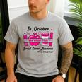 Pre-k Teacher In October We Wear Pink Breast Cancer Men's Casual T-Shirt Sport Grey Pre-k Teacher In October We Wear Pink Breast Cancer Men's Casual T-Shirt Sport Grey