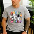 Pre-K Is Out Of This World Space Planets Teacher Men's Casual T-Shirt Sport Grey Pre-K Is Out Of This World Space Planets Teacher Men's Casual T-Shirt Sport Grey