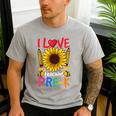 Pre School Teacher Pre-K Teacher Men's Casual T-Shirt Sport Grey
