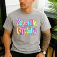 Preppy Seventh Grade Back To School 7th Grade Teachers Girls Men's Casual T-Shirt Sport Grey Preppy Seventh Grade Back To School 7th Grade Teachers Girls Men's Casual T-Shirt Sport Grey