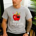 Pretend I'm A Pirate Teacher Apple Talk Like A Pirate Day Men Women Kids Men's Casual T-Shirt Sport Grey