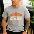 Que Pasa Calabaza Spanish Teacher Bilingual Pumpkin Women Men's Casual T-Shirt Sport Grey