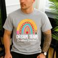 Rainbow Pencil Dream Exceptional Education Team SPED Teacher Men's Casual T-Shirt Sport Grey Rainbow Pencil Dream Exceptional Education Team SPED Teacher Men's Casual T-Shirt Sport Grey